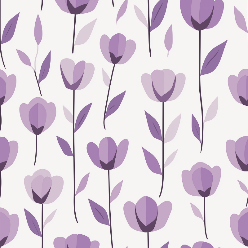 Vinylmatta kök med blommönsterdesign - Tenstickers