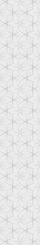 Vinylmatta kök minimalistiska hexagonplattor med blommor - Tenstickers