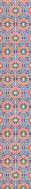 Vinylmatta kök snygga färgglada plattor - Tenstickers