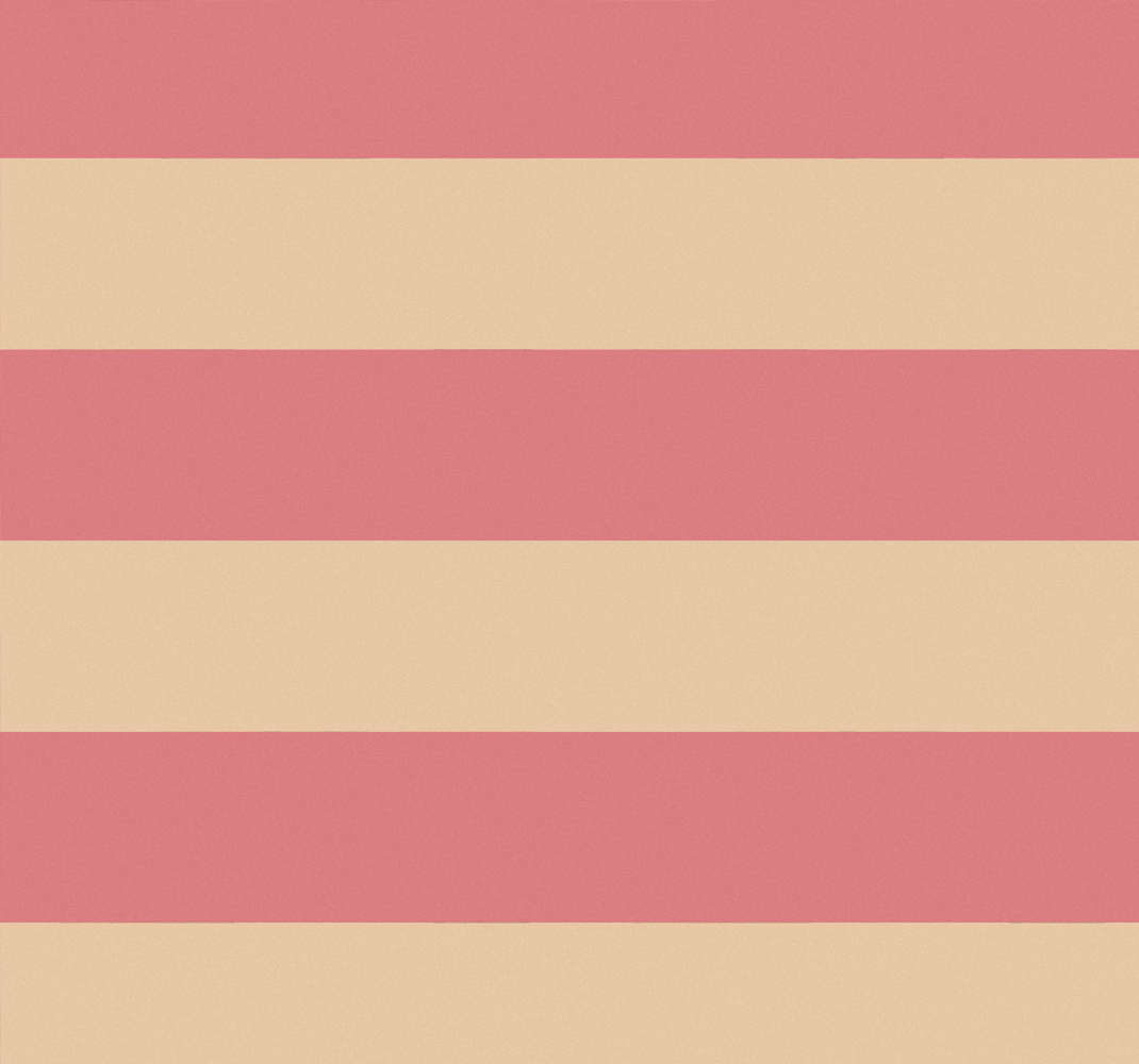 Vinylmatta kök rosa horisontella ränder - Tenstickers