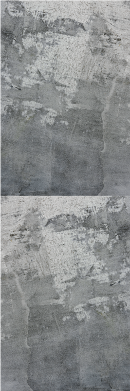 Vinylmatta sovrum retro rå silver rektangulärt mönster - Tenstickers