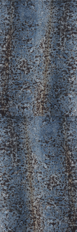 Vinylmatta sovrum retro design med rått mönster - Tenstickers