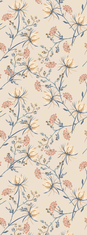 Vinylmatta sovrum paradisrad - Tenstickers