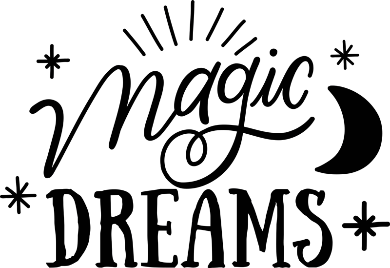 Vinylmatta sovrum magiska drömmar - Tenstickers