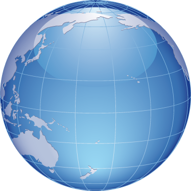 Vinylmatta sovrum blått hav i stilla havet - Tenstickers