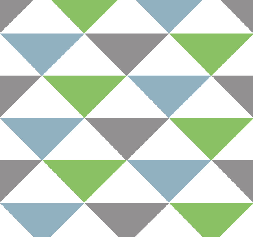 Vinylmatta studera färgglada pastelltrianglar - Tenstickers