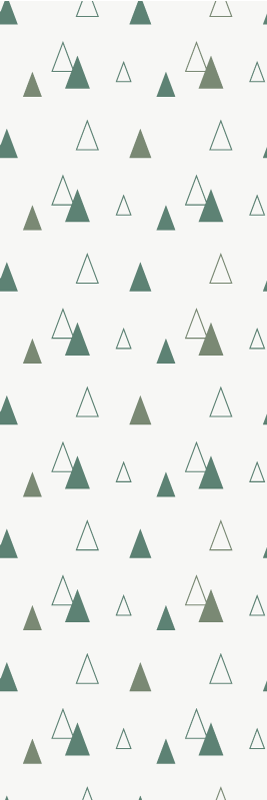 Vinylmatta studera trianglar naturfärger - Tenstickers