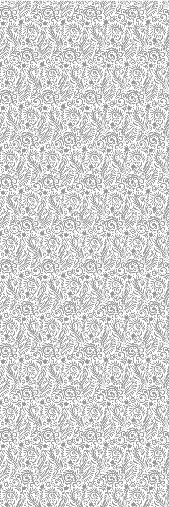 Vinylmatta studera prydblommor vintage - Tenstickers