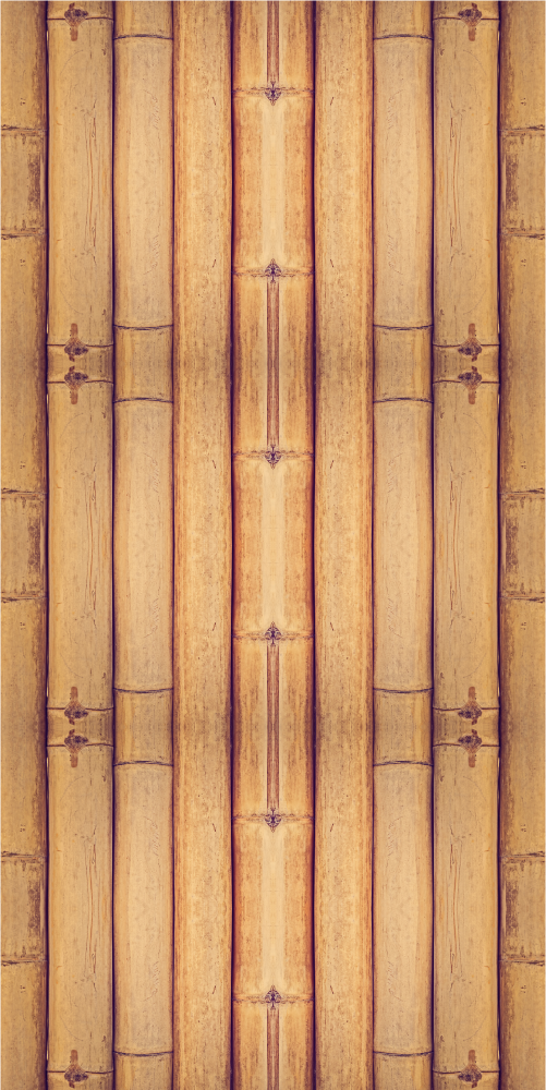 Vinylmatta studera bambuträstruktur effekt - Tenstickers