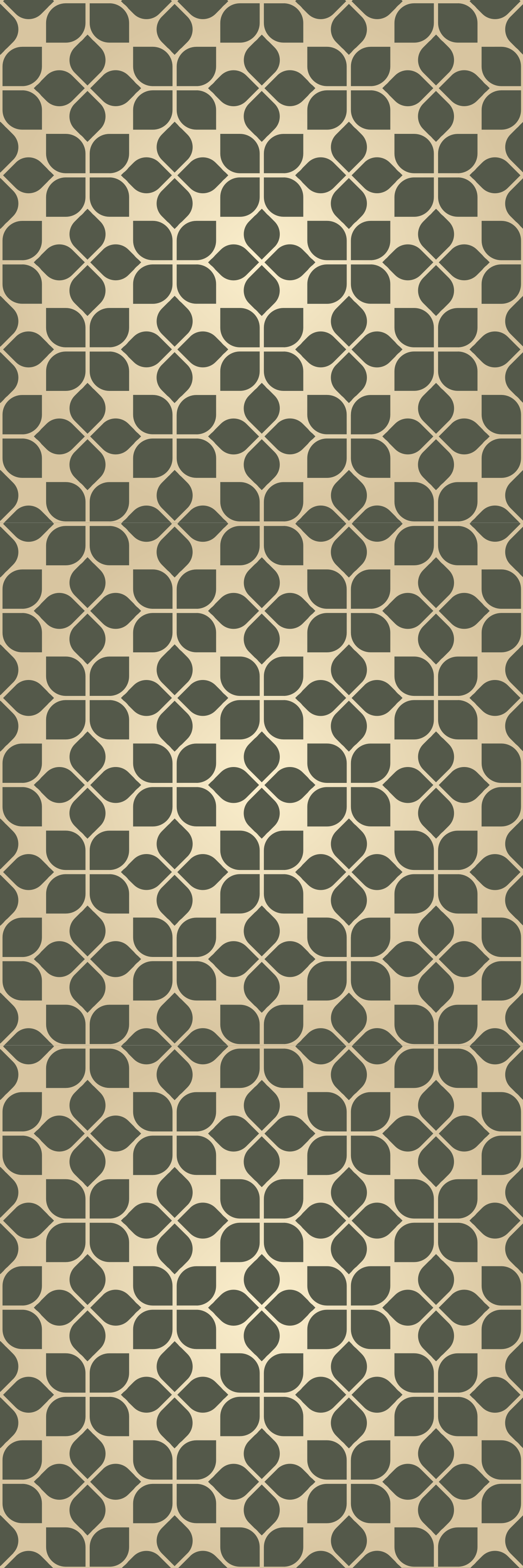 Vinylmatta studera lyxiga guldmönster - Tenstickers