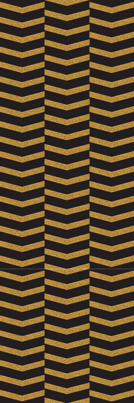 Vinylmatta studera marmor guld linjer - Tenstickers