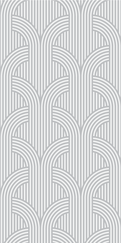 Vinylmatta sovrum modern minimalistisk grå tapet - Tenstickers