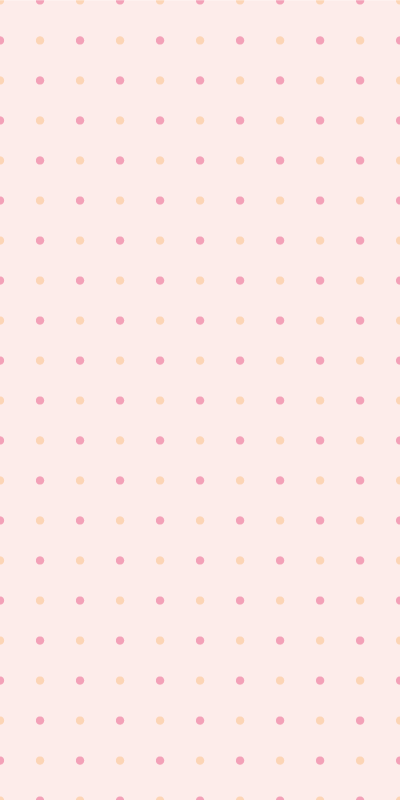 Dots rosa rosor vinylmatta sovrum - Tenstickers