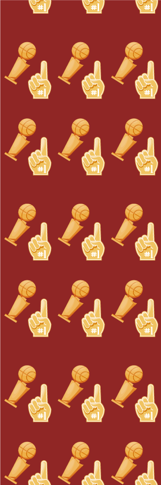 Vinylmatta sovrum basketbollmönster - Tenstickers