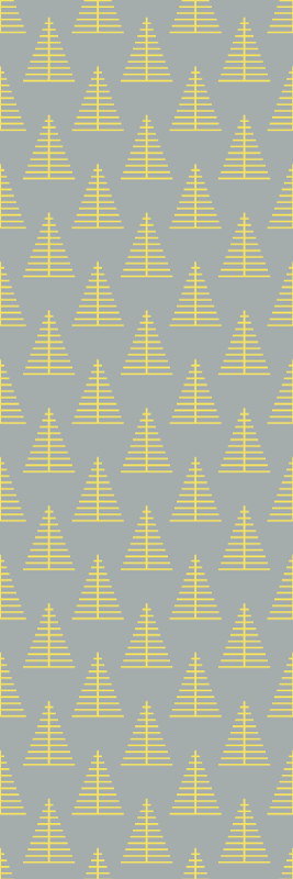 Vinylmatta sovrum pantone träd - Tenstickers