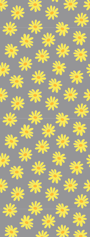 Vinylmatta sovrum pantone ringblomma - Tenstickers