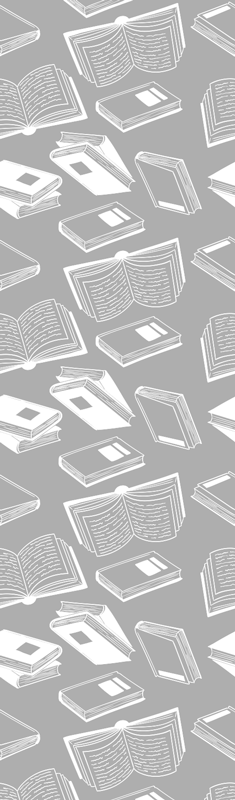 Vinylmatta sovrum nordisk stil grå dikt - Tenstickers