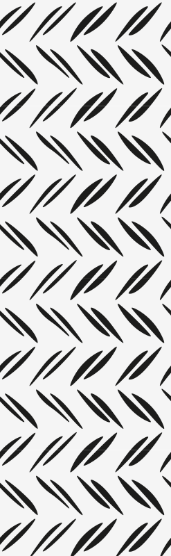 Enkla olika ränder vinylmatta sovrum - Tenstickers