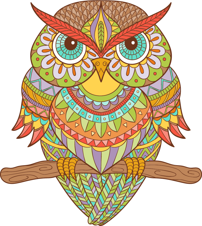 Vinylmatta sovrum ave huichol - Tenstickers