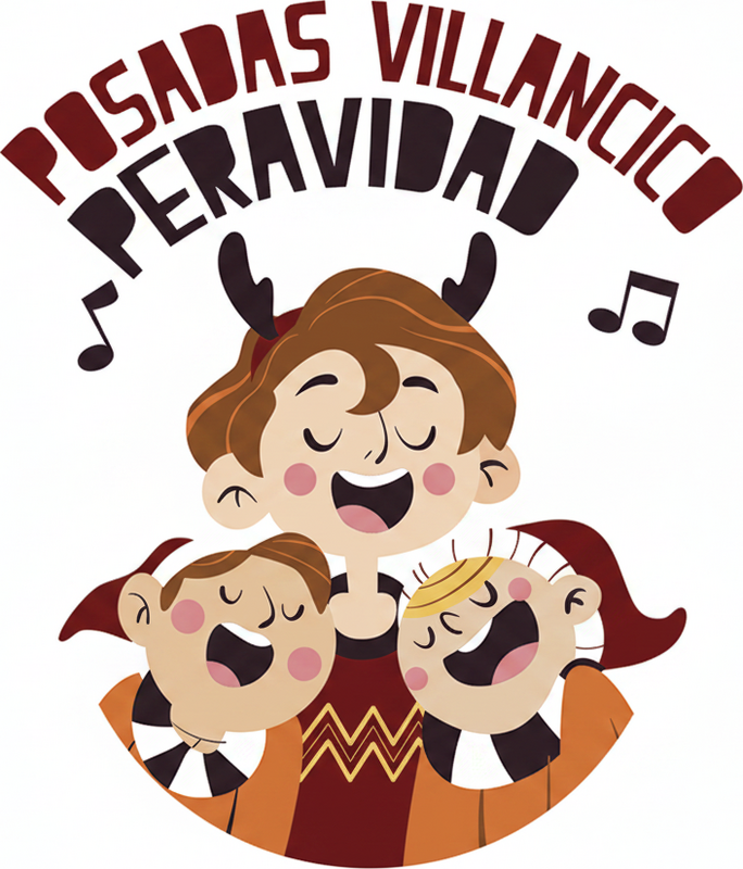 Vinylmatta sovrum posadas villancico jul - Tenstickers