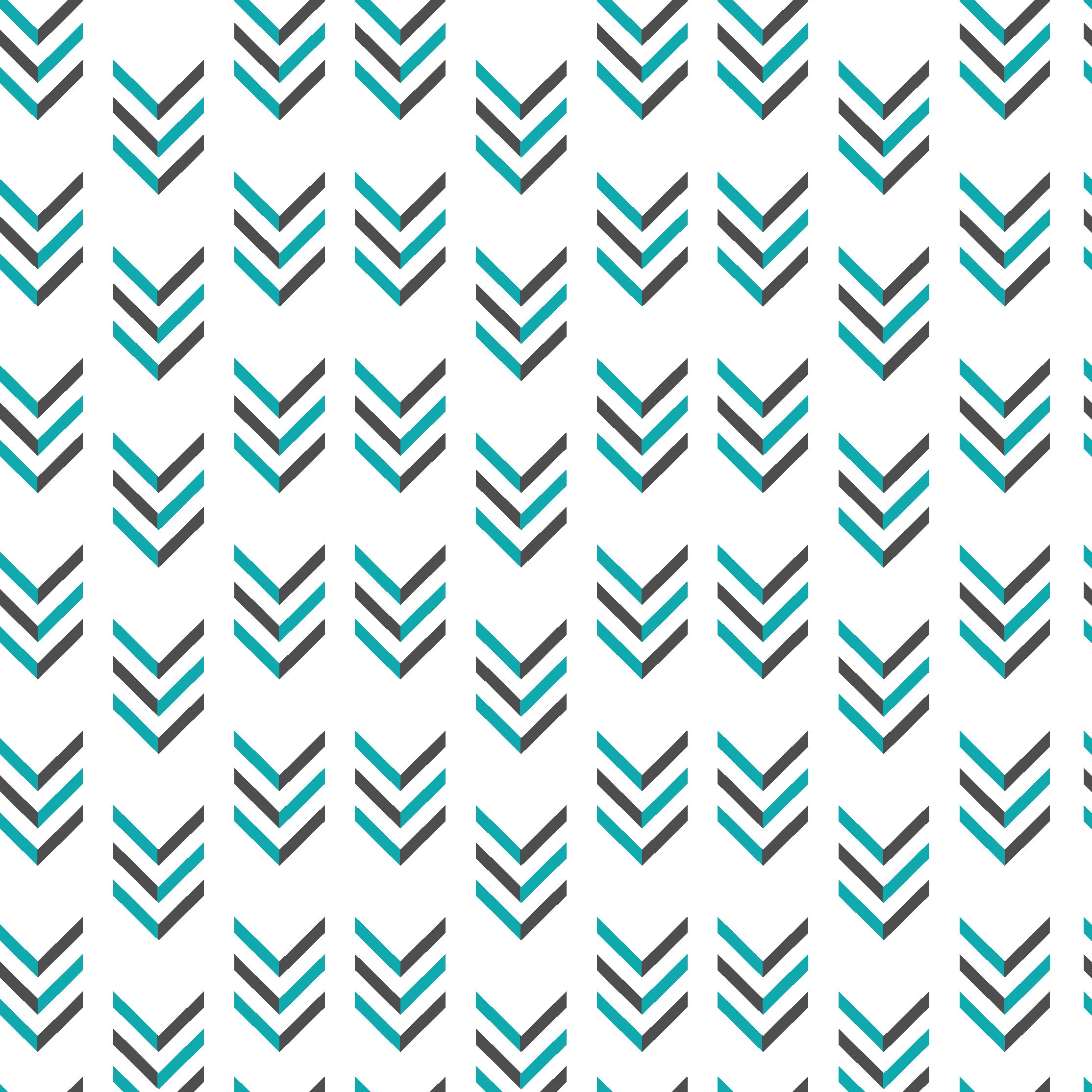 Vinylmatta scandinaviska blå pilar - Tenstickers