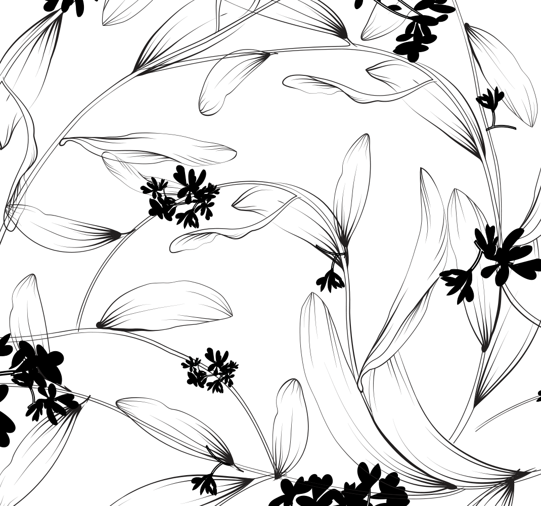 Vinylmatta natur tapet liljor avantgarde - Tenstickers