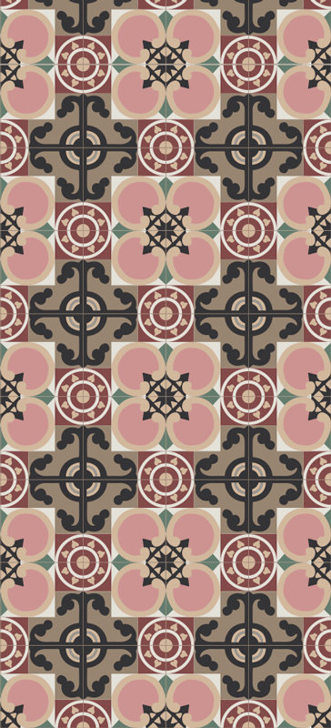 Vinylmatta årgång azulejos toledanos - Tenstickers