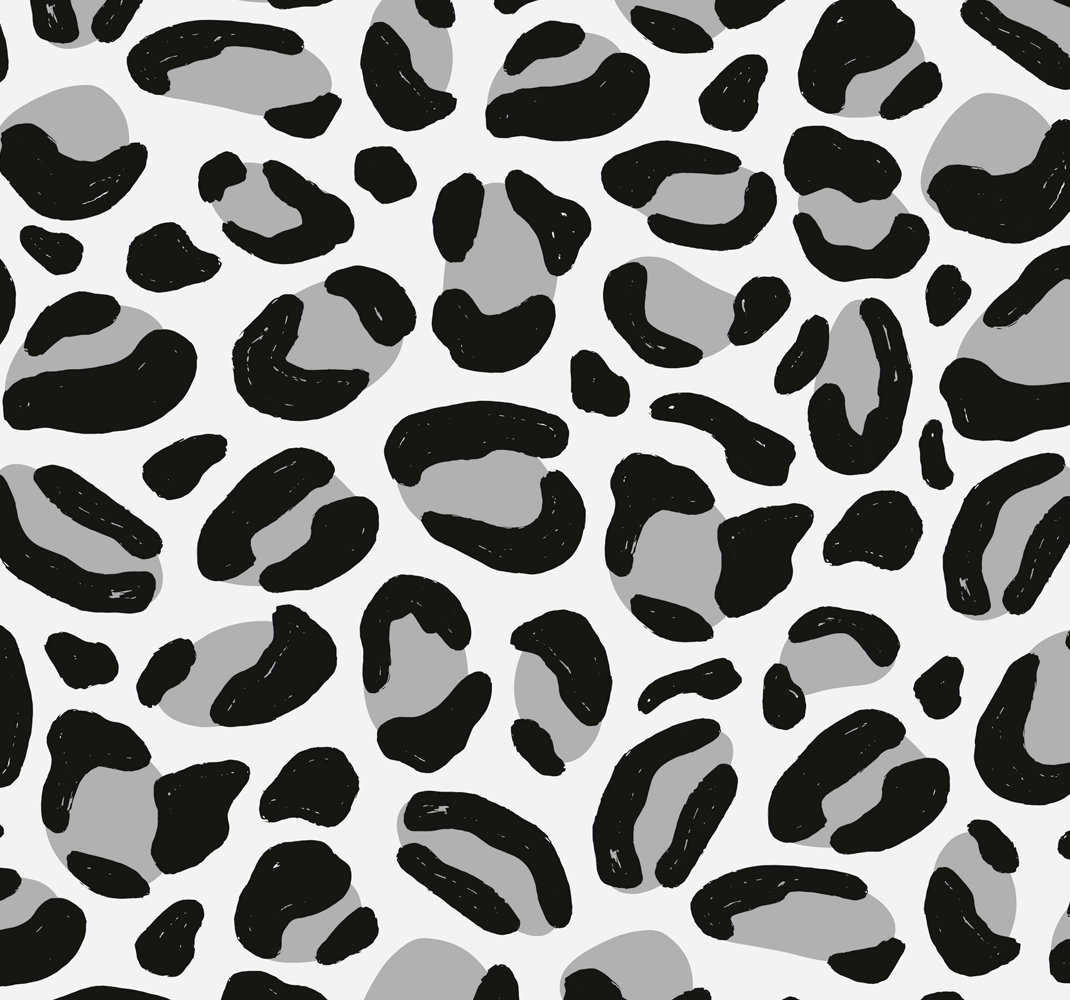 Vinylmatta djur leopardpäls - Tenstickers
