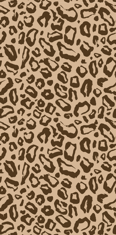 Vinylmatta djur stora och små leopardfläckar - Tenstickers