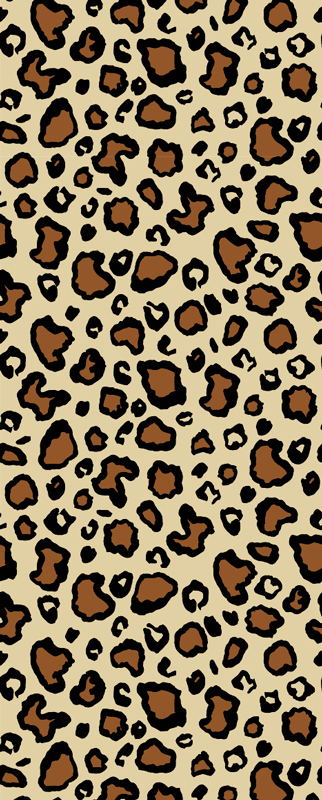 Vinylmatta djur klassisk leopardskinnmönster - Tenstickers
