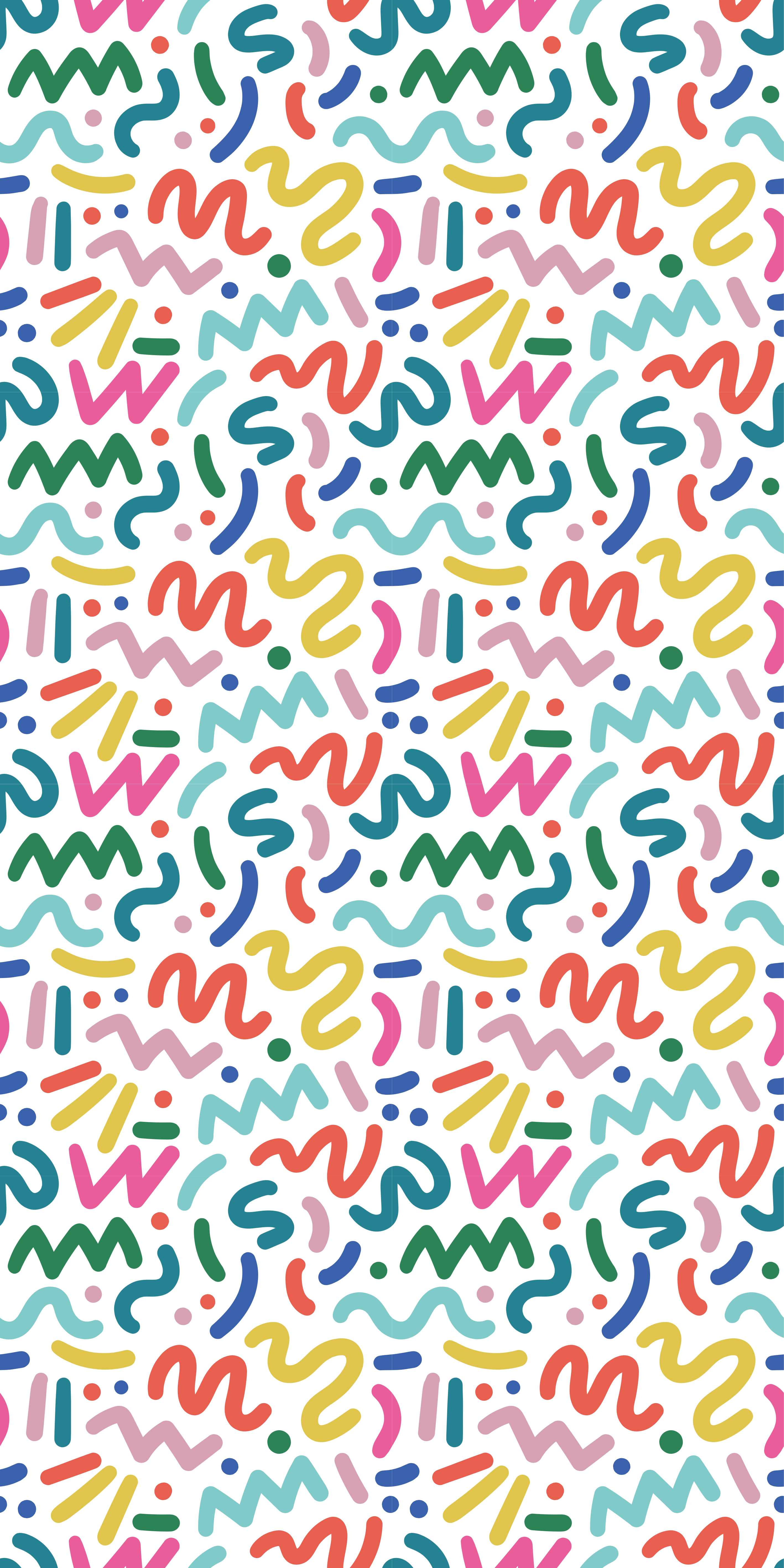 Vinylmatta textur abstrakta färgade former - Tenstickers