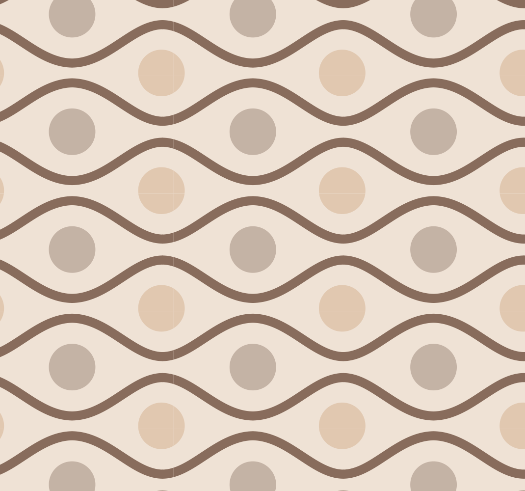 Vinylmatta årgång beige stil 70-tal - Tenstickers