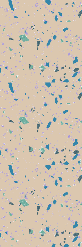 Vinylmatta textur färgglad terrazzo sten - Tenstickers