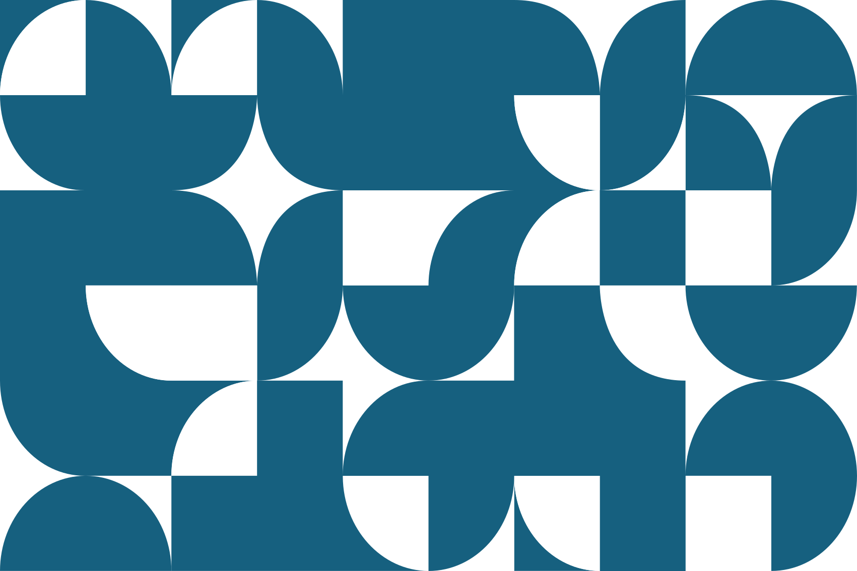 Vinylmatta geometrisk blå cirkelmönster - Tenstickers