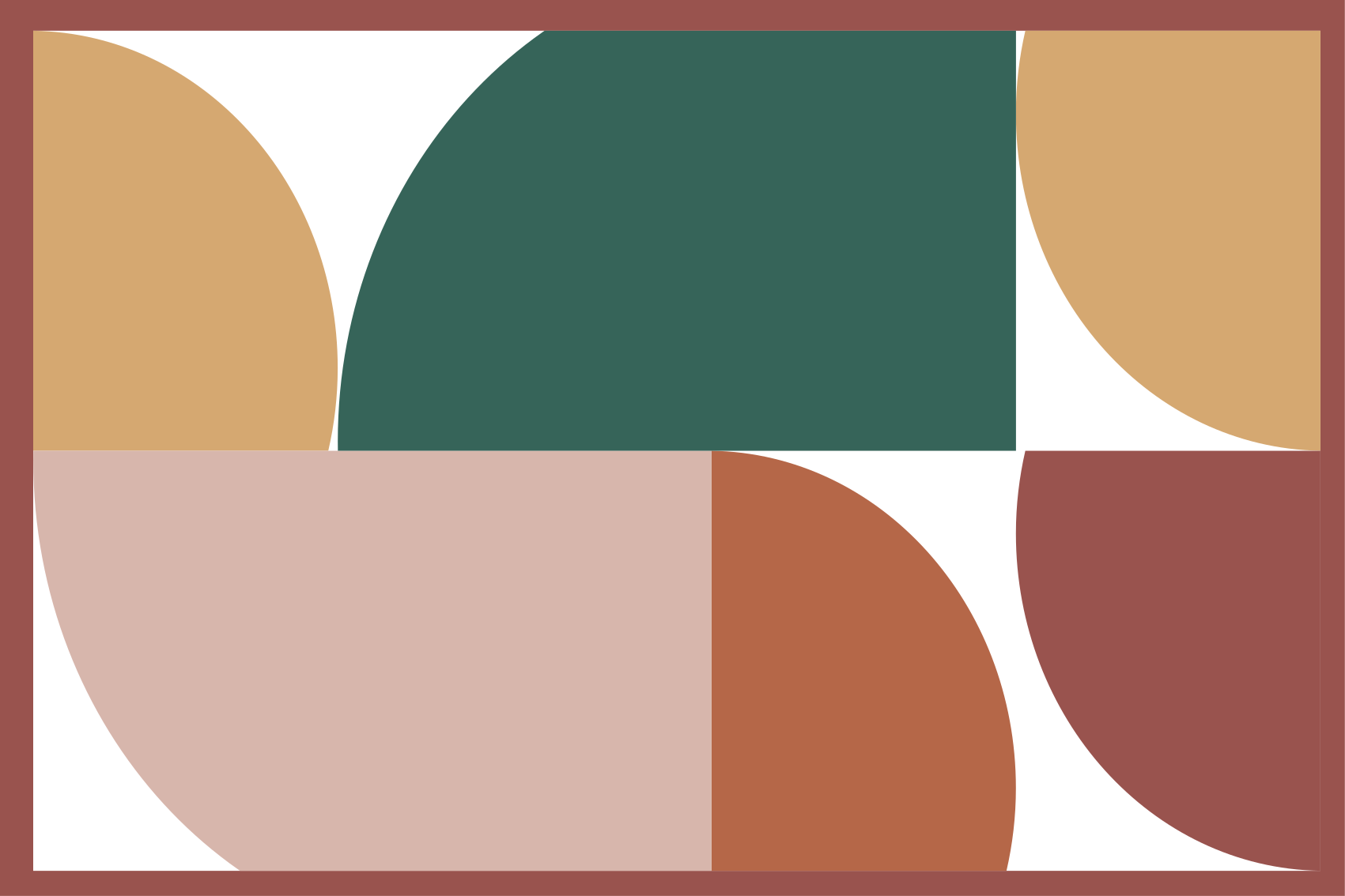 Vinylmatta geometrisk abstrakt mönster konst - Tenstickers