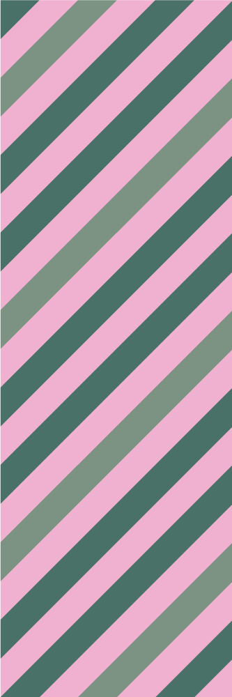 Vinylmatta vardagsrum pastellrosa och grön färgblock - Tenstickers