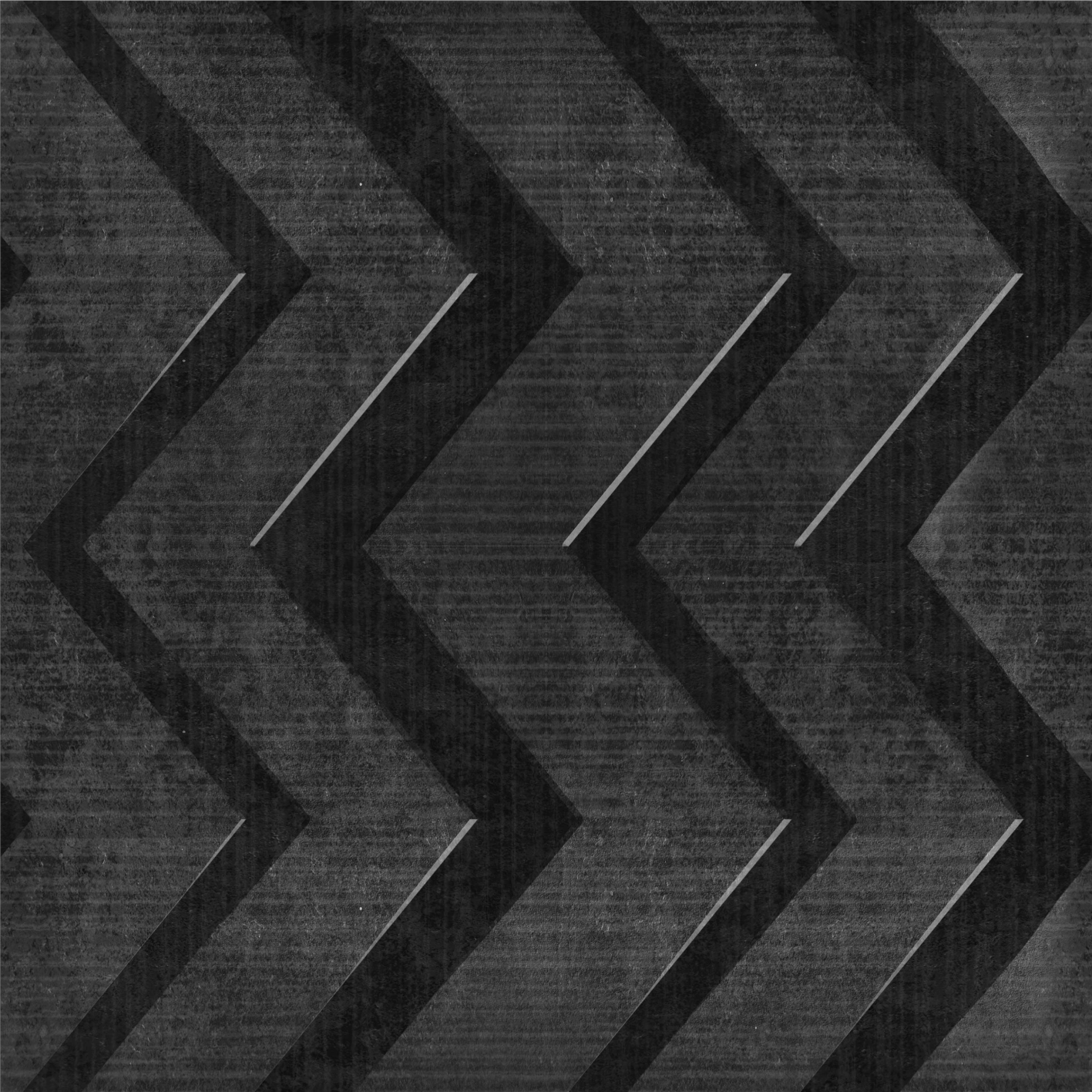 Vinylmatta svart med svarta stålstripes - Tenstickers