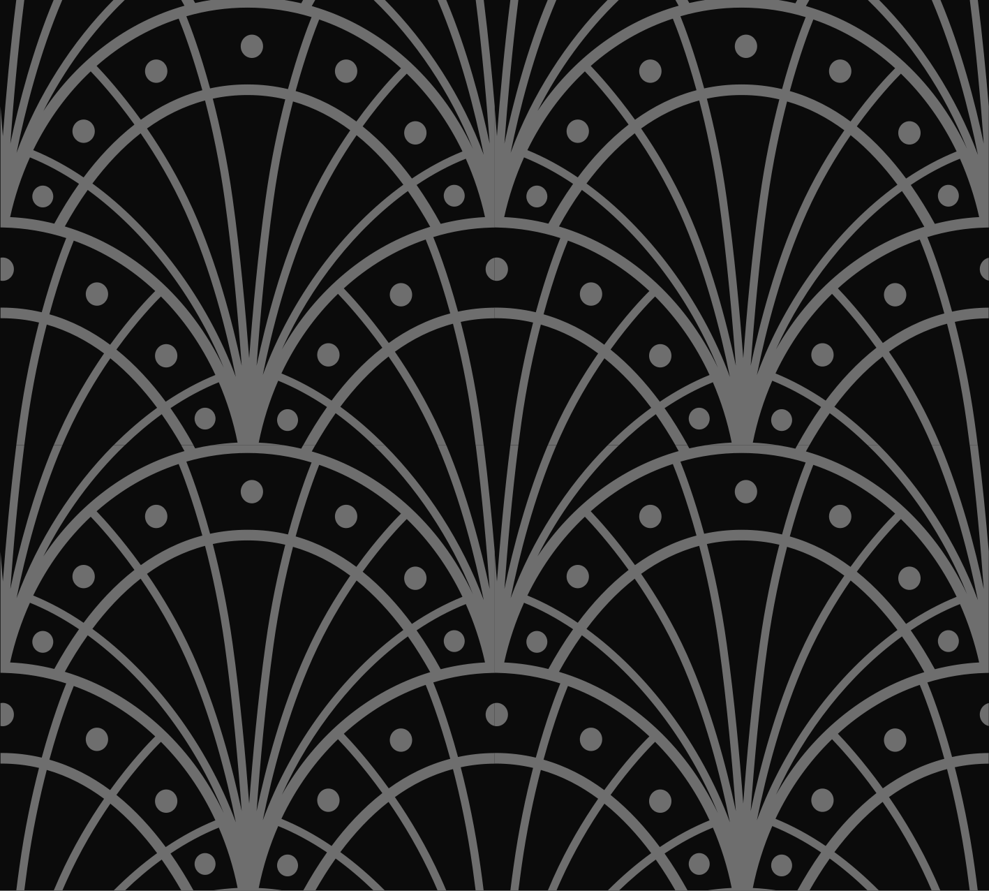 Vinylmatta svart elegant svart art deco - Tenstickers