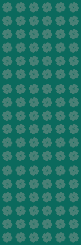 Vinylmatta grön st. patricks dag mönster - Tenstickers