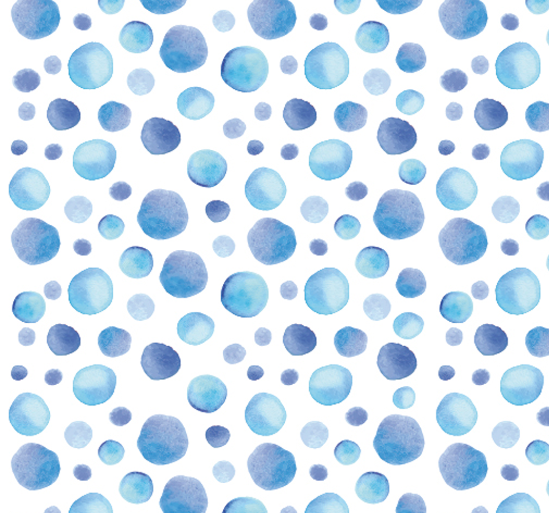 Vinylmatta balkong färgglada bubblor - Tenstickers
