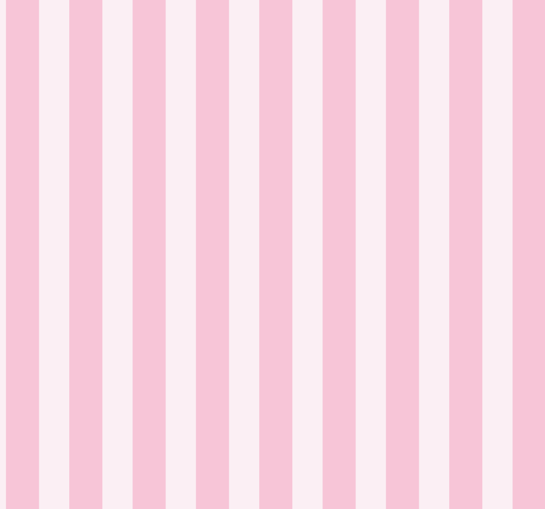 Vinylmatta rosa med rosa randig inredning - Tenstickers