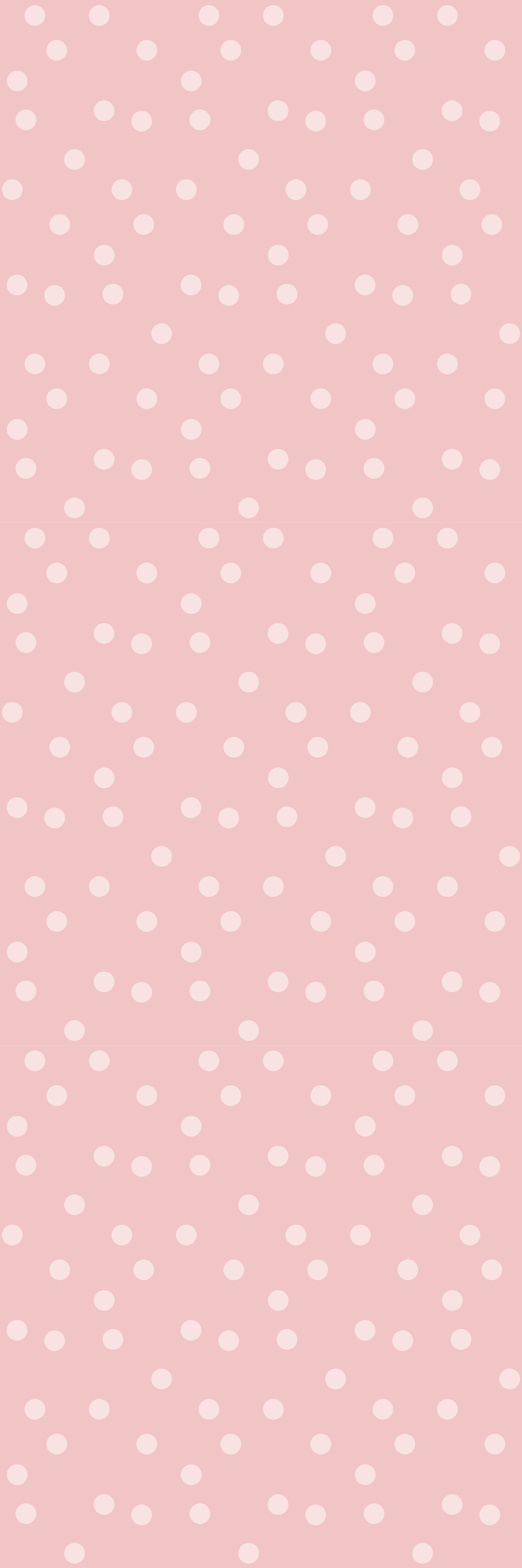 Vinylmatta rosa mjuka pastellfärger med prickar - Tenstickers