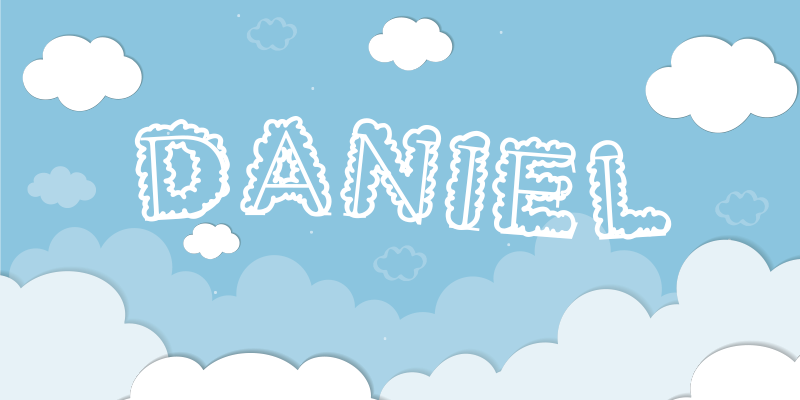 Anpassning av molnig himmel Vinylmatta sovrum - Tenstickers