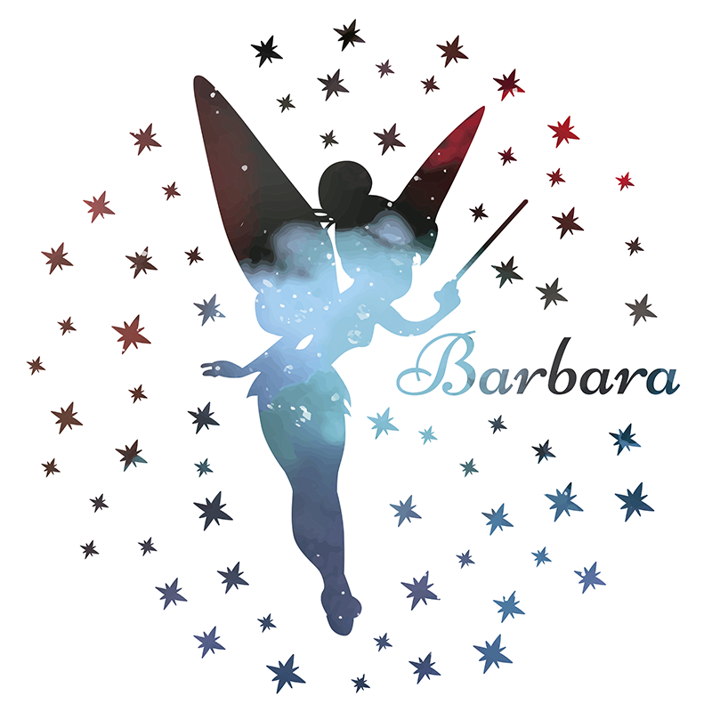 Vinylmattafé med namn - Tenstickers