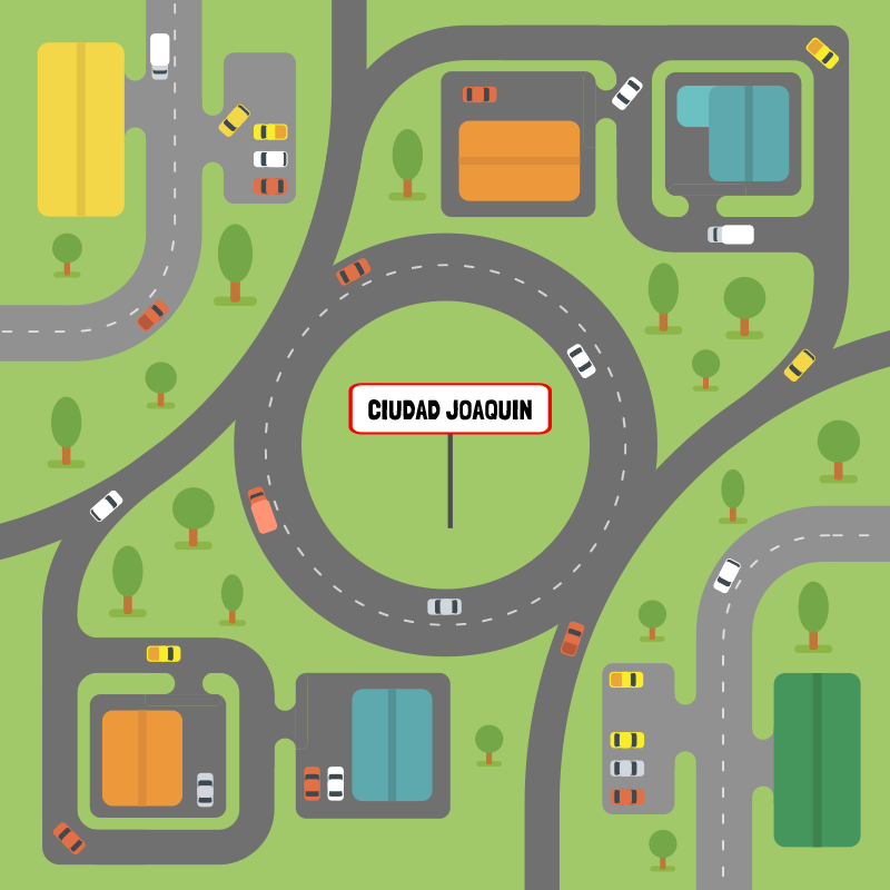 Personlig stadsbild Vinylmatta namn - Tenstickers