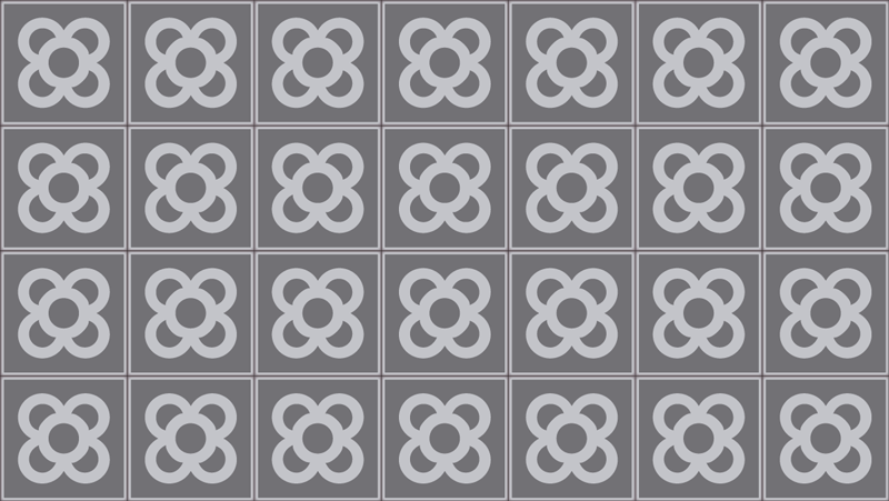 Matta pvc panot barcelona mosaik - Tenstickers