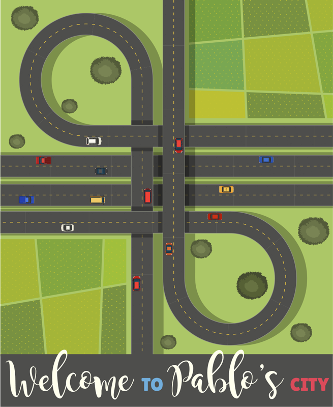 Anpassningsbar spelkarta Vinylmatta namn - Tenstickers