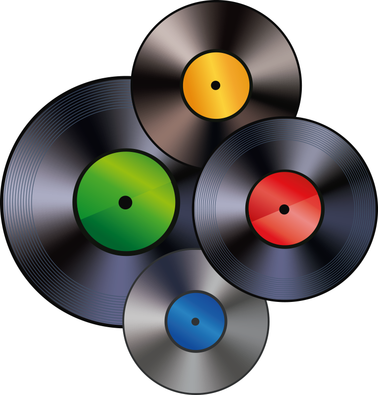 Spelar in vintage vinylmattor - Tenstickers