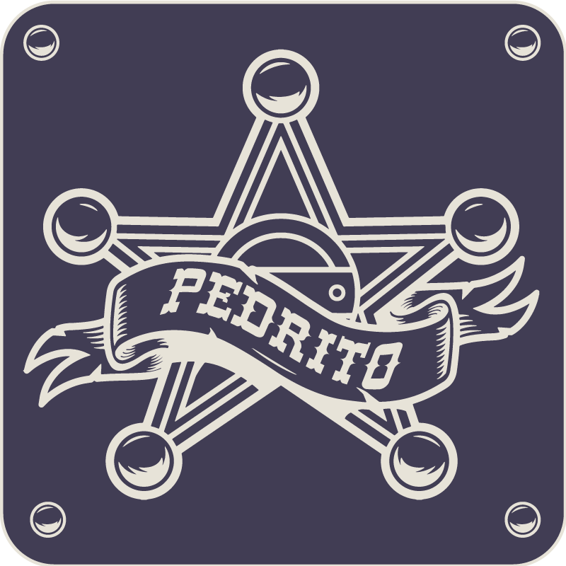 Personligt emblem Vinylmatta namn - Tenstickers