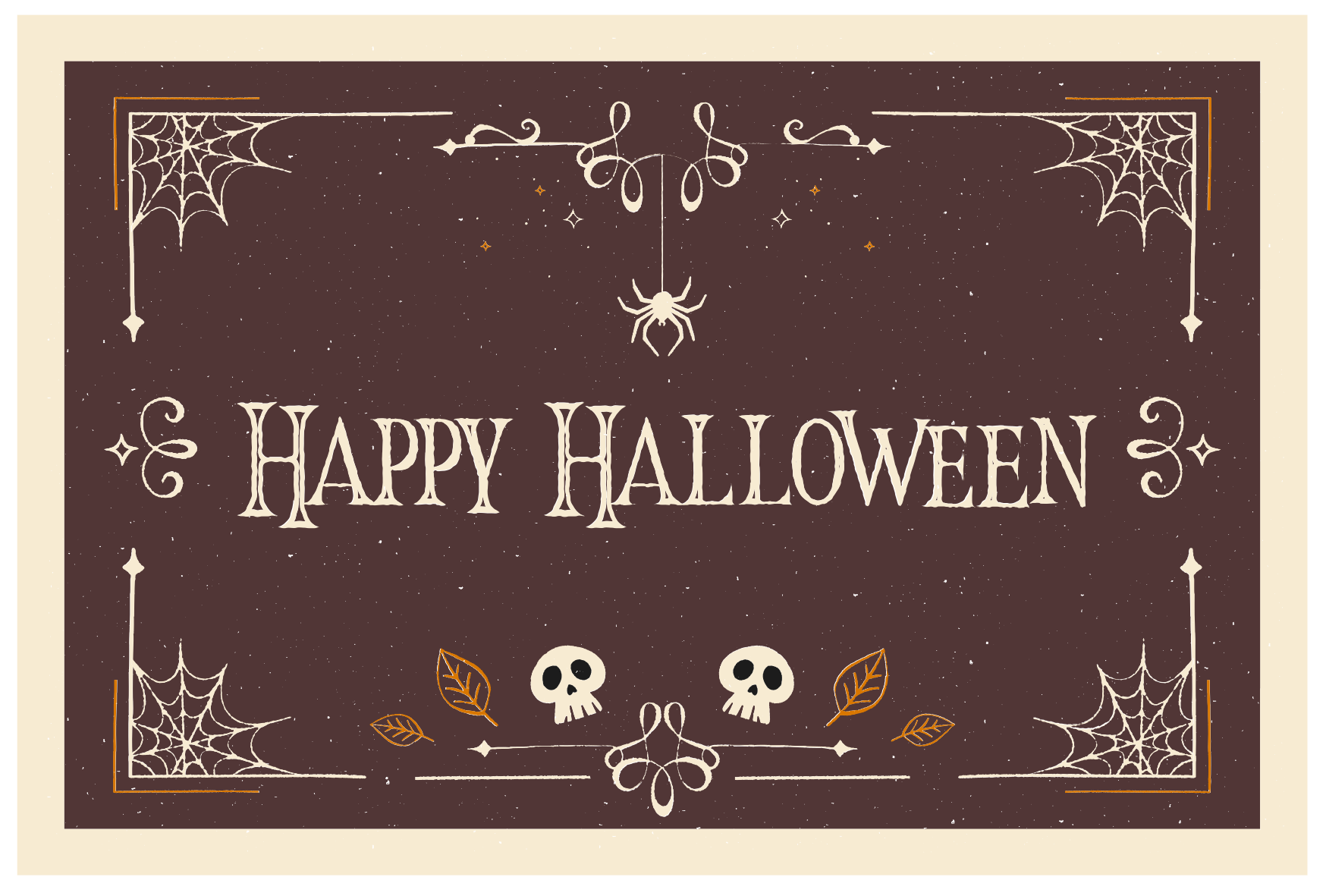 Glad halloween olika bilder vinyl matta - Tenstickers
